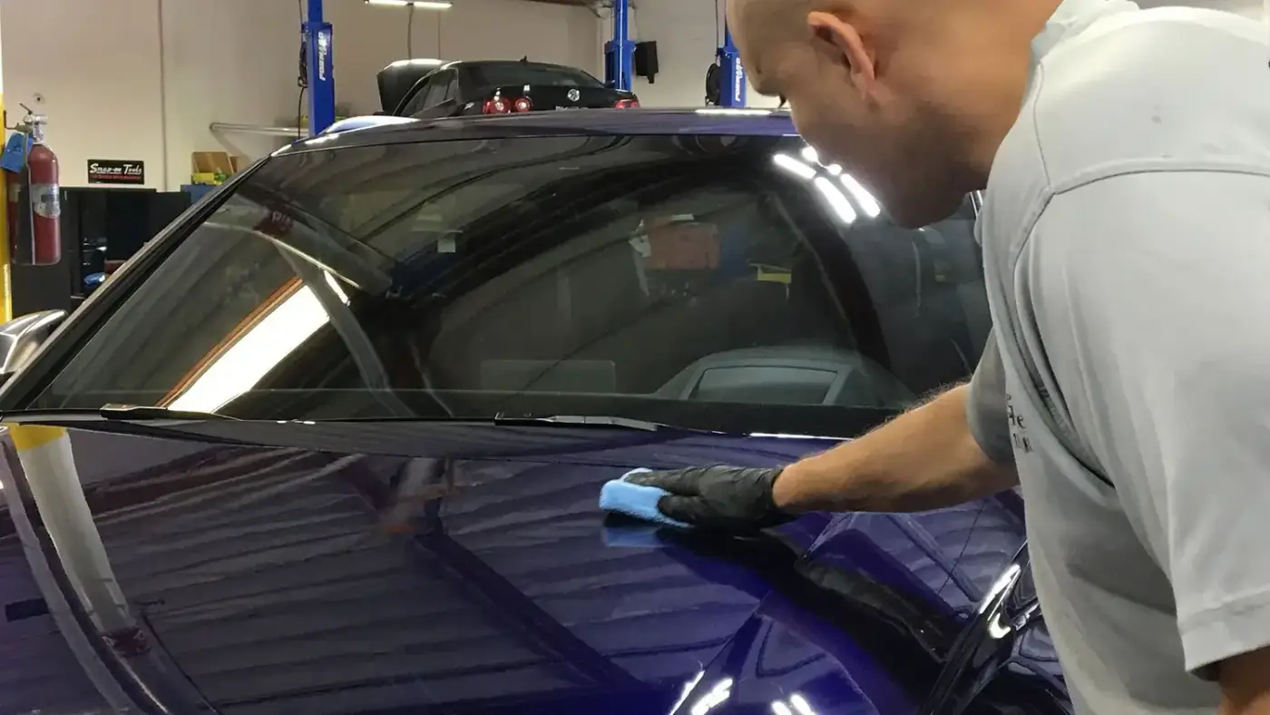 Ceramic coating hand-applied at the Laguna Hills studio
